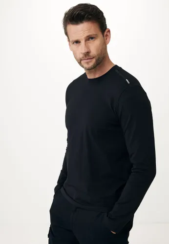 LASTER Basic Lange Mouwen T-shirt Mannen - Zwart
