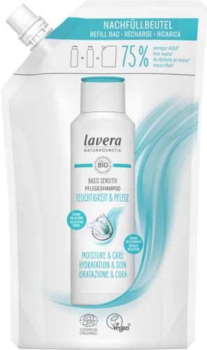 lavera Base Sensitiv verzorgende shampoo navulverpakking