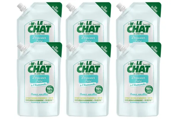 Le Chat - Reinigingsgel voor de handen - Zachte zeep Pure