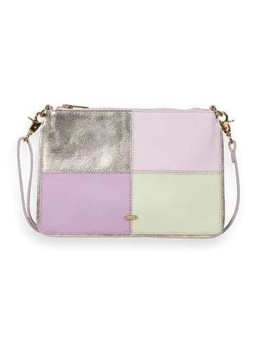 Leather patchwork handbag - Multicolor - Meisje - Tas - Scotch & Soda