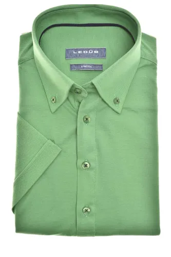 Ledȗb Slim Fit Polo shirt Korte mouw groen