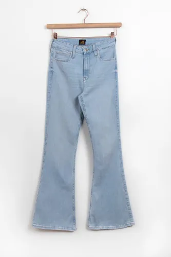 Lee Breese Blauwe High Waist Flared Jeans