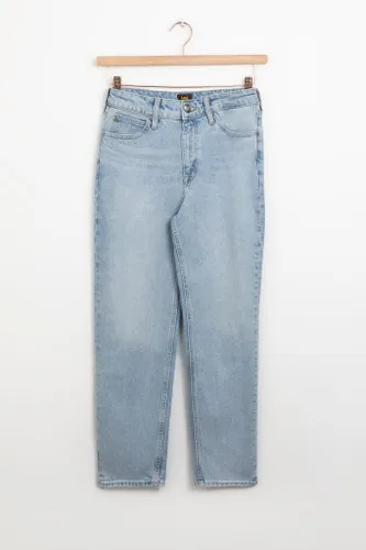 Lee Carol Lichtblauwe High Waist Straight Jeans
