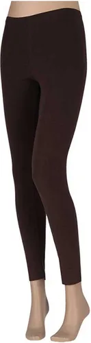 Legging Dames Katoen - Black Coffee - S/M - Legging dames - Legging dames volwassenen - Legging katoen - Gekleurde legging