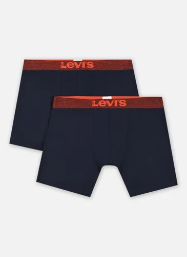 Levis Men Melange Wb Boxer Brief Organic Co 2P Tangerine Tango by Levi's Underwear