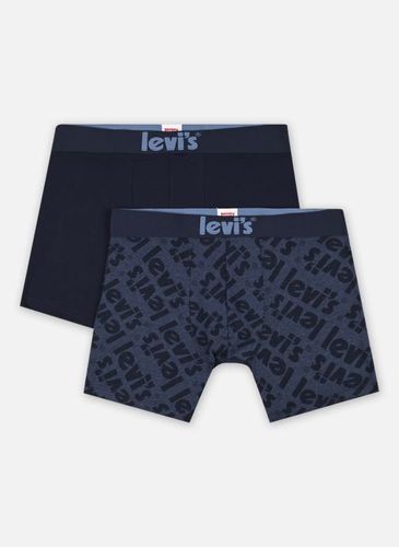 Levis Men Poster Logo Aop Boxer Brief 2P Blue Combo by Levi's Underwear