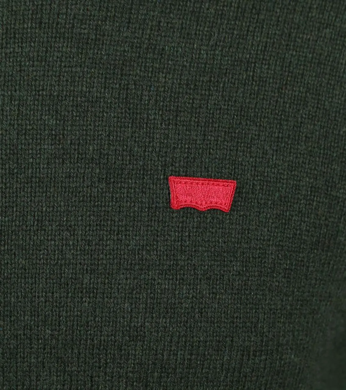 Levi's Original Sweater Wol Donkergroen