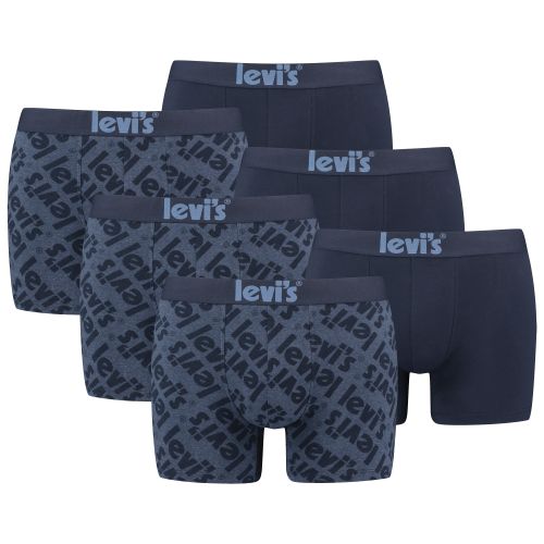 Levi's Poster Logo AOP Brief Boxershorts Heren (6-pack)
