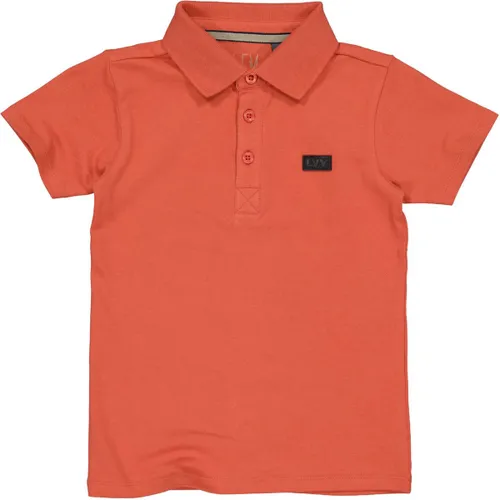 Levv jongens polo t-shirt Mateo Orange Red