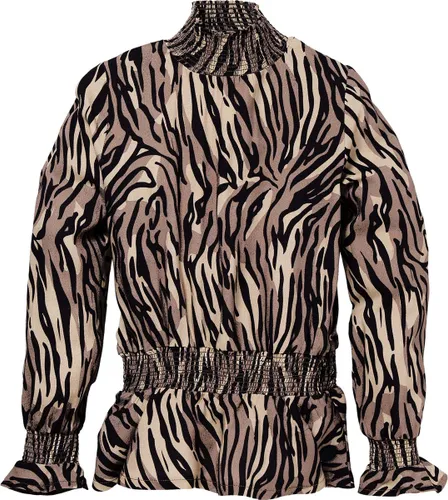 Levv meiden shirt Rona aop Sand Zebra