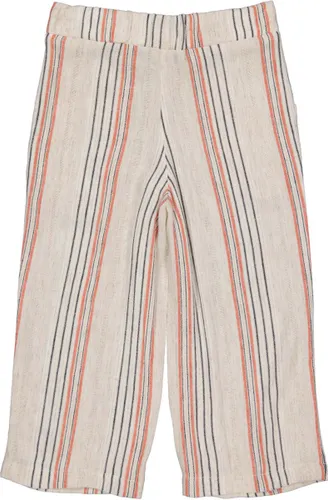Levv meisjes lange broek Muriel aop Taupe Stripe