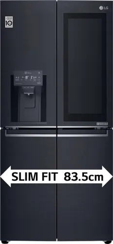 LG GMX844MCBF Amerikaanse koelkast met InstaView™ Door-in-Door™ - Smal design - 508L inhoud - DoorCooling+™ - Water- en ijsdispenser met UVnano™ - Inv...