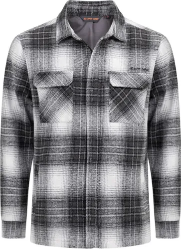 Life Line blouse Pico - blouse/jas Pico - zwart/grijs geblokt - borstzak