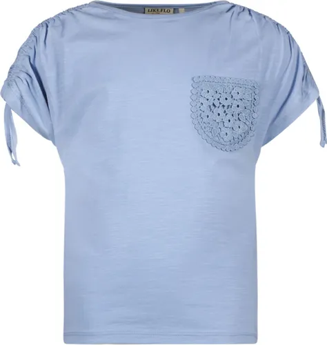 Like Flo F402-5405 Meisjes T-shirt - Ice blue