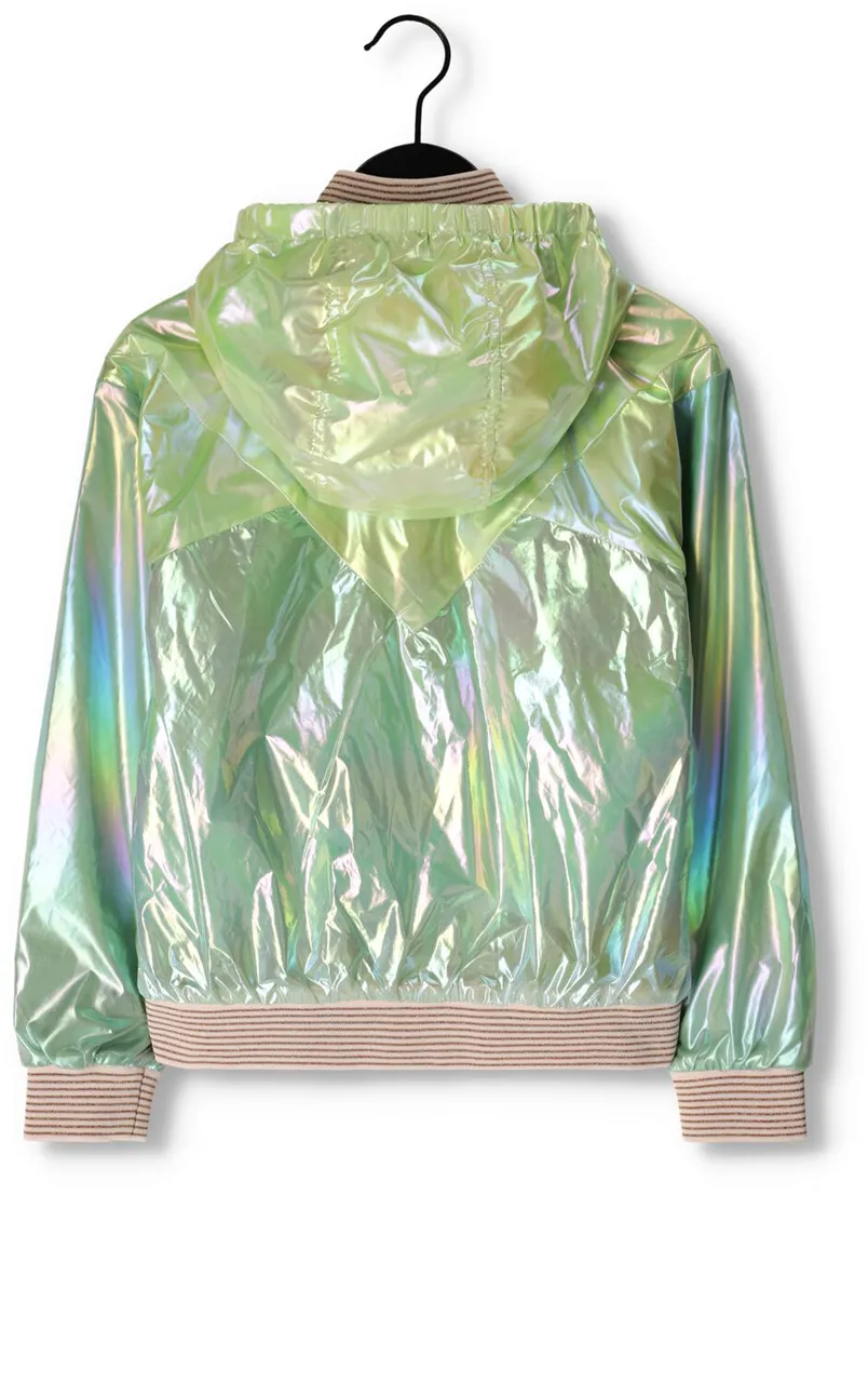 LIKE FLO Meisjes Jassen Hooded Colourblock Jacket - Metallic