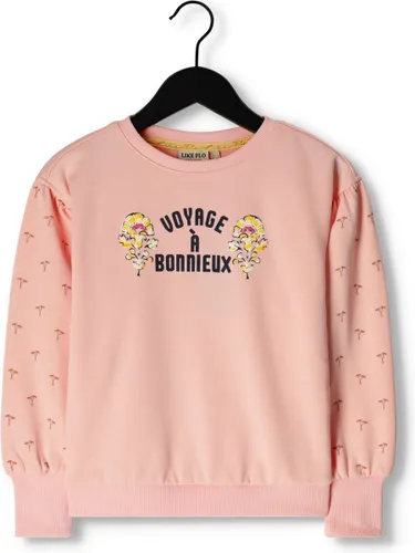 Like FLO Sweater Bonnieux Truien & Vesten Meisjes - Sweater - Hoodie - Vest- Roze