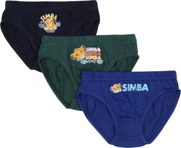 Lion King slips - Simba - onderbroeken - ondergoed - set van 3 in box - OEKO-TEX