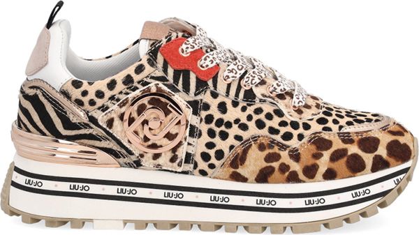 Liu Jo Maxi Wonder 1 Dames Sneakers - Leopard