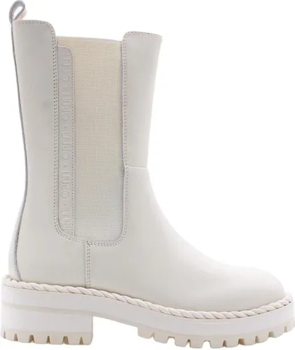 Liu Jo Pink 215 Ankle  Boot - Ivory White