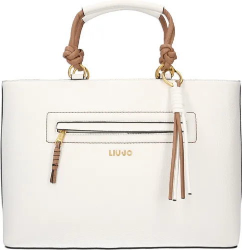 Liu Jo Sanura Shopping Bag Dames Shopper - Off White - One Size