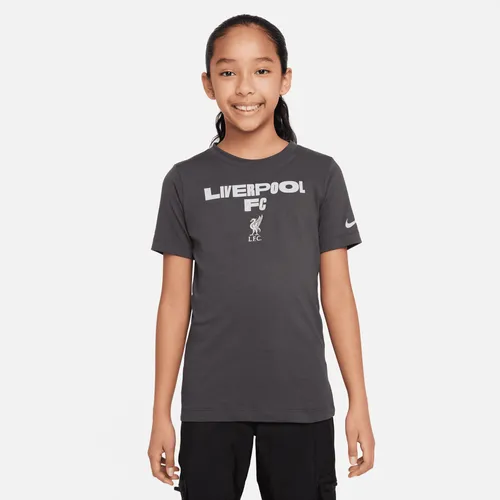 Liverpool FC Nike voetbalshirt voor kids - Grijs