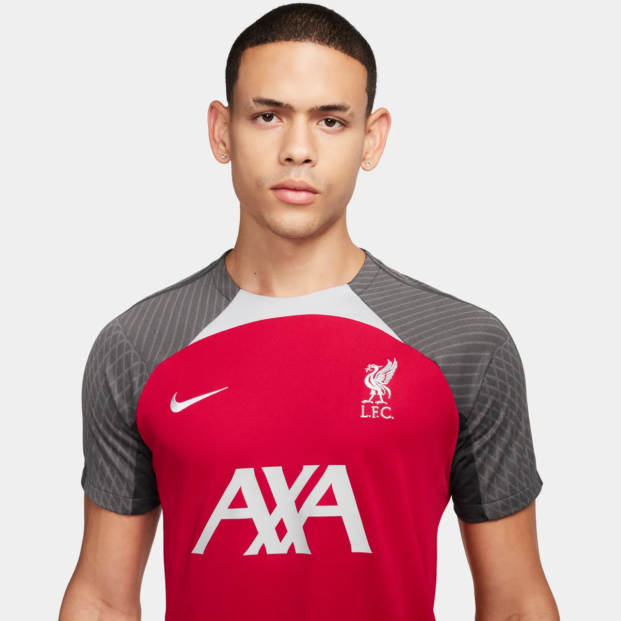 Liverpool FC Strike Nike Dri-FIT knit voetbaltop voor heren - Rood