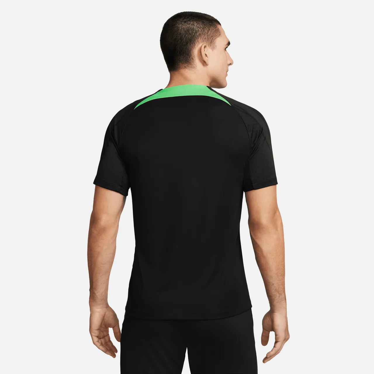 Liverpool FC Strike Nike Dri-FIT knit voetbaltop voor heren - Zwart