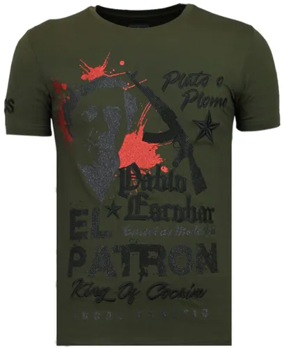 Local Fanatic El patron pablo rhinestone t-shirt