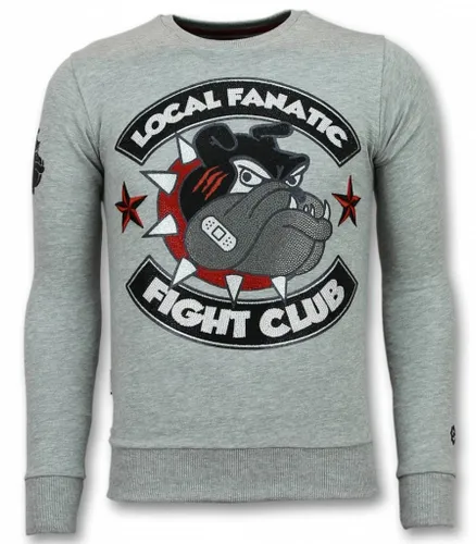 Local Fanatic Fight club trui bulldog sweater