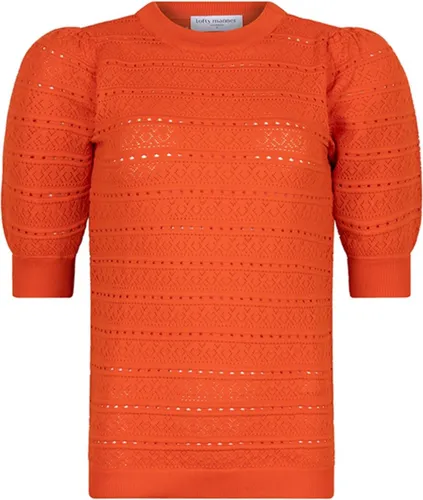 Lofty Manner T-shirt Top Sumaya Pb06 1 350 Orange Dames