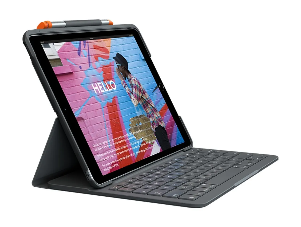 Logitech Slim Folio for iPad 7th Gen | Mobiele toetsenborden | Telefonie&Tablet - Toebehoren | 5099206088269