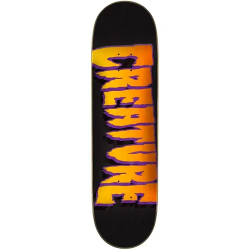 Logo Outline Stumps Orange/ Purple 8.5" Skateboard Deck - 8.5"