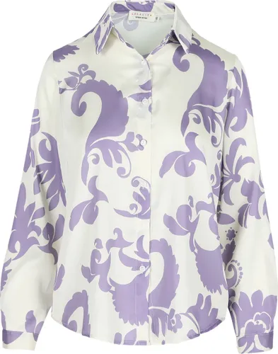 LolaLiza Satijnen hemd met print - F - Lilac