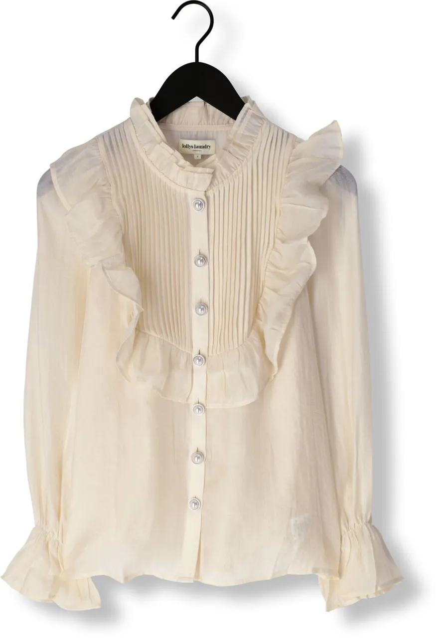 LOLLYS LAUNDRY Dames Blouses Springsll Shirt Ls - Creme