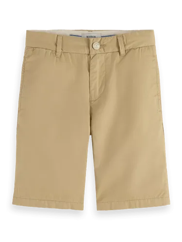Longer-length - Peached pima cotton chino shorts - Maat 8 - Multicolor - Jongen - Korte broek - Scotch & Soda
