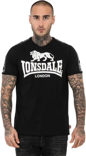 Lonsdale T-shirt Stour Zwart