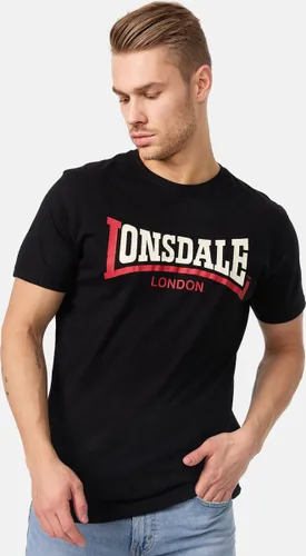 Lonsdale T-Shirt Two Tone T-Shirt normale Passform Black-S