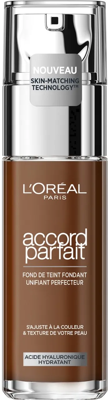 L’Oréal Paris - Accord Parfait Foundation - 10D/W - Natuurlijk Dekkende Foundation met Hyaluronzuur en SPF 16 - 30 ml