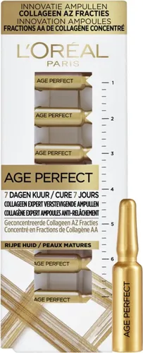 L'Oréal Paris Age Perfect Verstevigende Collageen Ampullen - 7 Daagse Kuur - Voor een sterke en stevige huid
