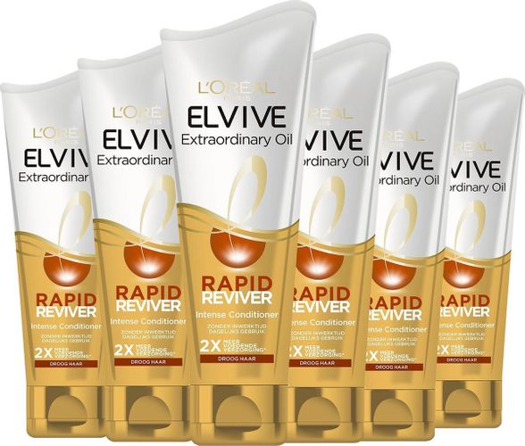 L'Oréal Paris Elvive Extraordinary Oil Haarconditioner- 6 x 180 ml - Voordeelverpakking