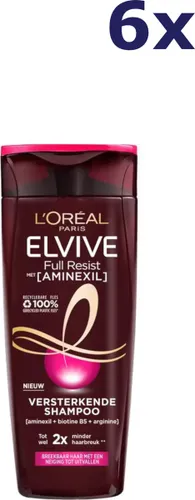 L'Oréal Paris Elvive Full Resist - Power Shampoo - Voedt de hoofdhuid en versterkt lengtes - 6 x 250ml
