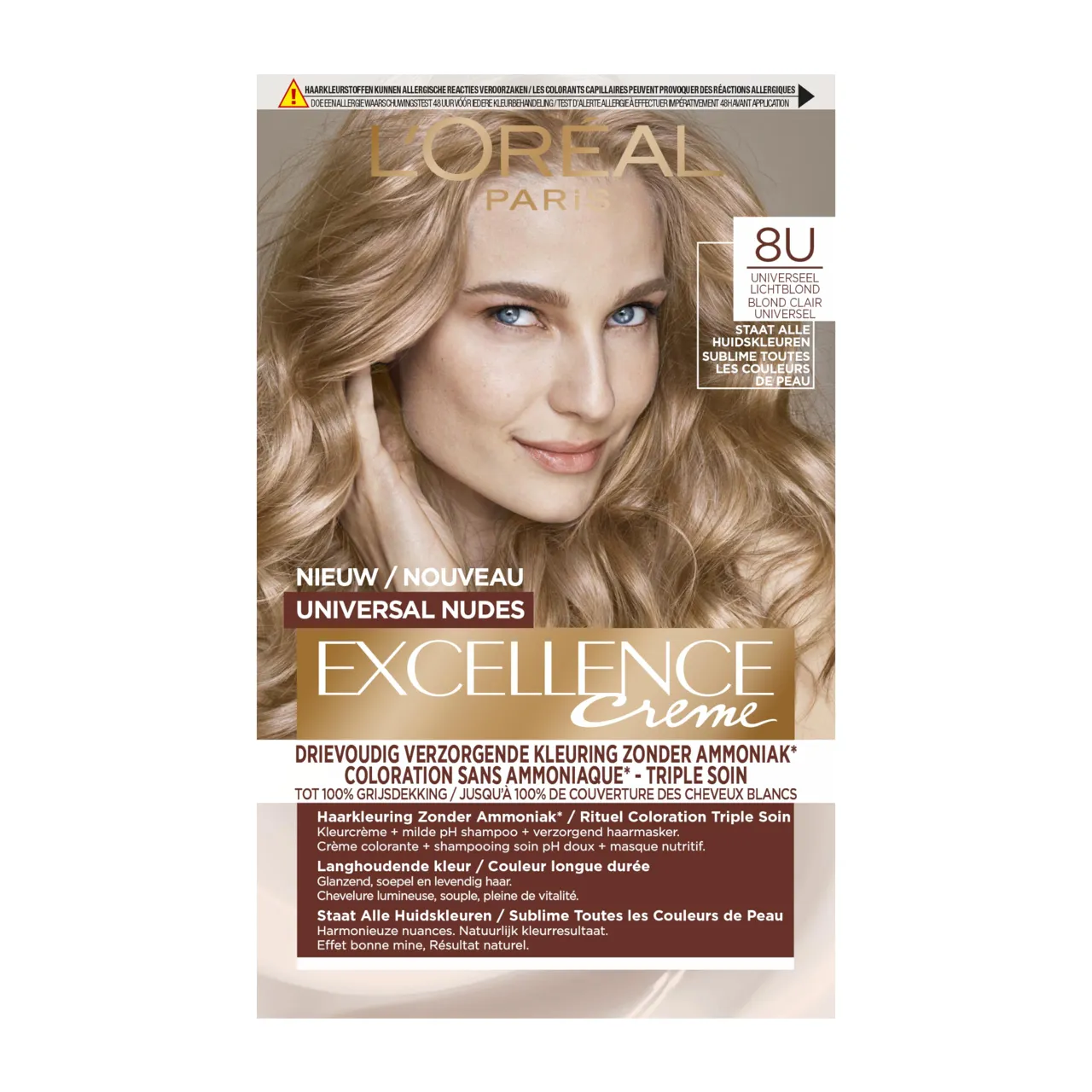L'Oréal Paris Excellence Universal Nudes 8U – universeel