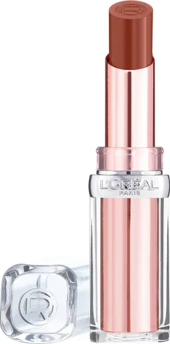 L'Oréal Paris Glow Paradise Balm-In-Lipstick - Verzorgende Lippenstift met Glanzende Finish met Granaatappelextract en Squalaan - 107 Brown Enchante -...