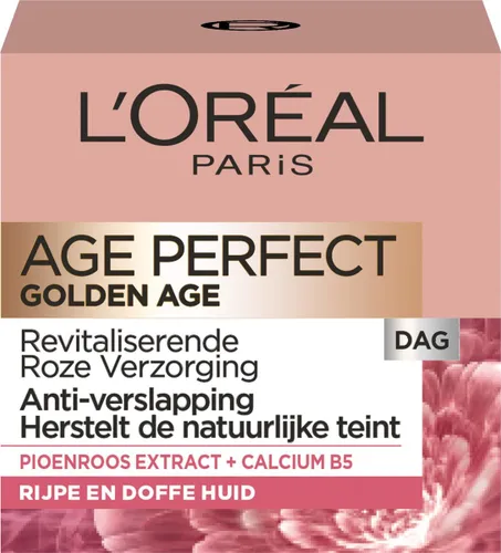 L’Oréal Paris Golden Age Hydraterende Dagcrème - Verouderende huid - Normale huid - 50 ml
