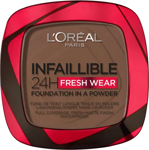 L'Oréal Paris - Infaillible 24H Fresh Wear Foundation in a Powder - 390 Ebene - Foundation en poeder - 8gr