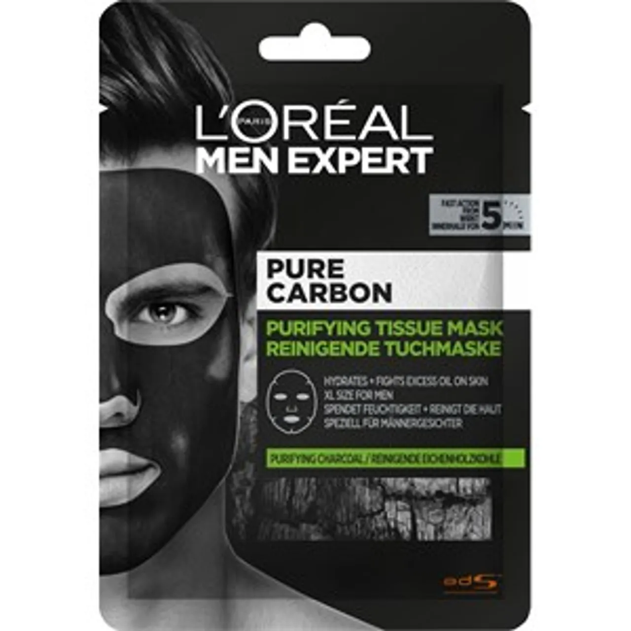 L'Oréal Paris Men Expert Reinigend sheet mask 1 36 g