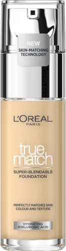 L’Oréal Paris True Match Foundation - Natuurlijk dekkende foundation met Hyaluronzuur en SPF - 16 1D/W - 30 ml