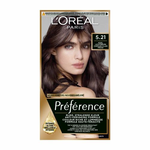 L'Oréal Preference Haarkleuring 5.21 Koel Lichtbruin