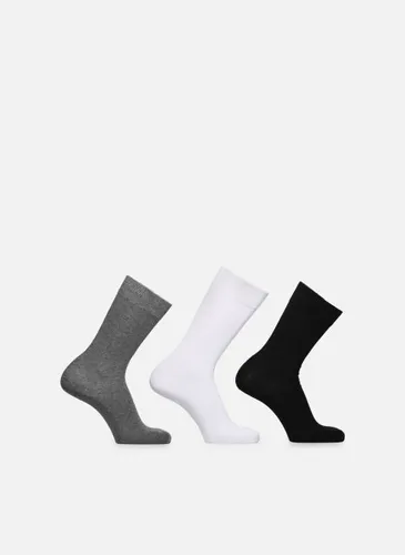 Lot de 3 paires de chaussettes haute noir gris chiné off white homme by Sarenza Wear