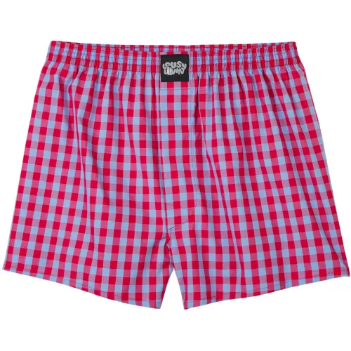 Lousy Check Boxershorts Red Check - S